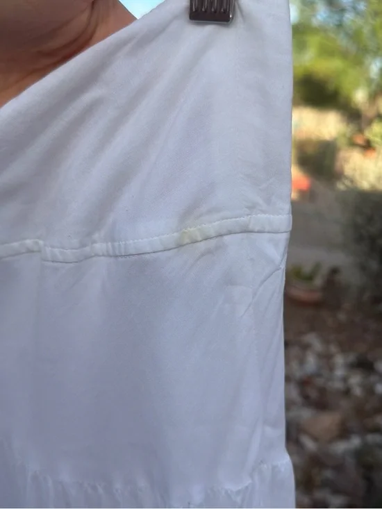 INC International Concepts White Tiered Maxi Skirt - Picture 4 of 4